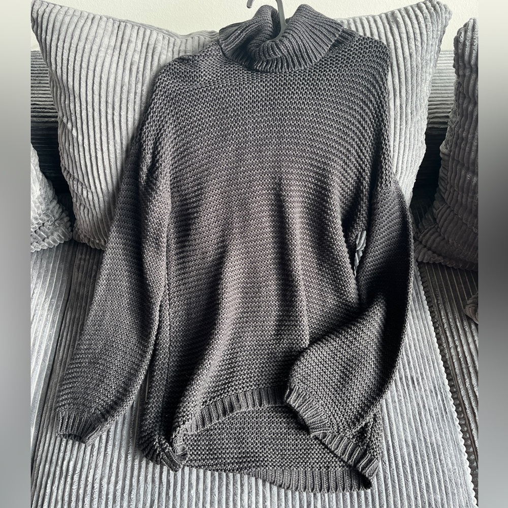Black Turtleneck Sweater